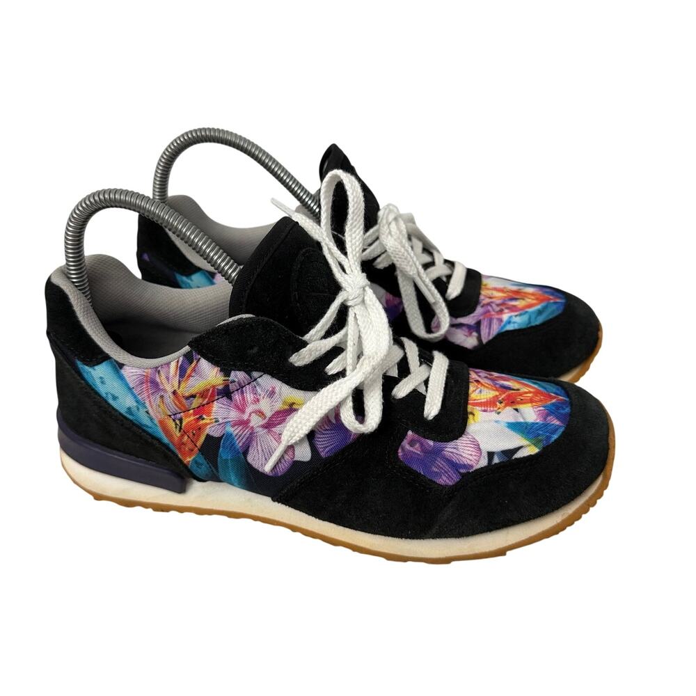 Inkkas Shoes Womens Size 9 Caladium Jogger Multicolor Floral Sneakers